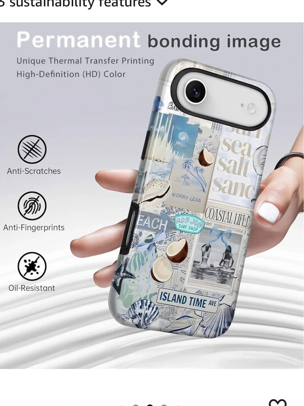 iPhone Air Summer Beach Collage Case